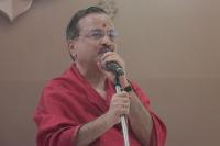 Shri Praveen Kadle, President - Standing Committee speaks at the Dharma Sabha